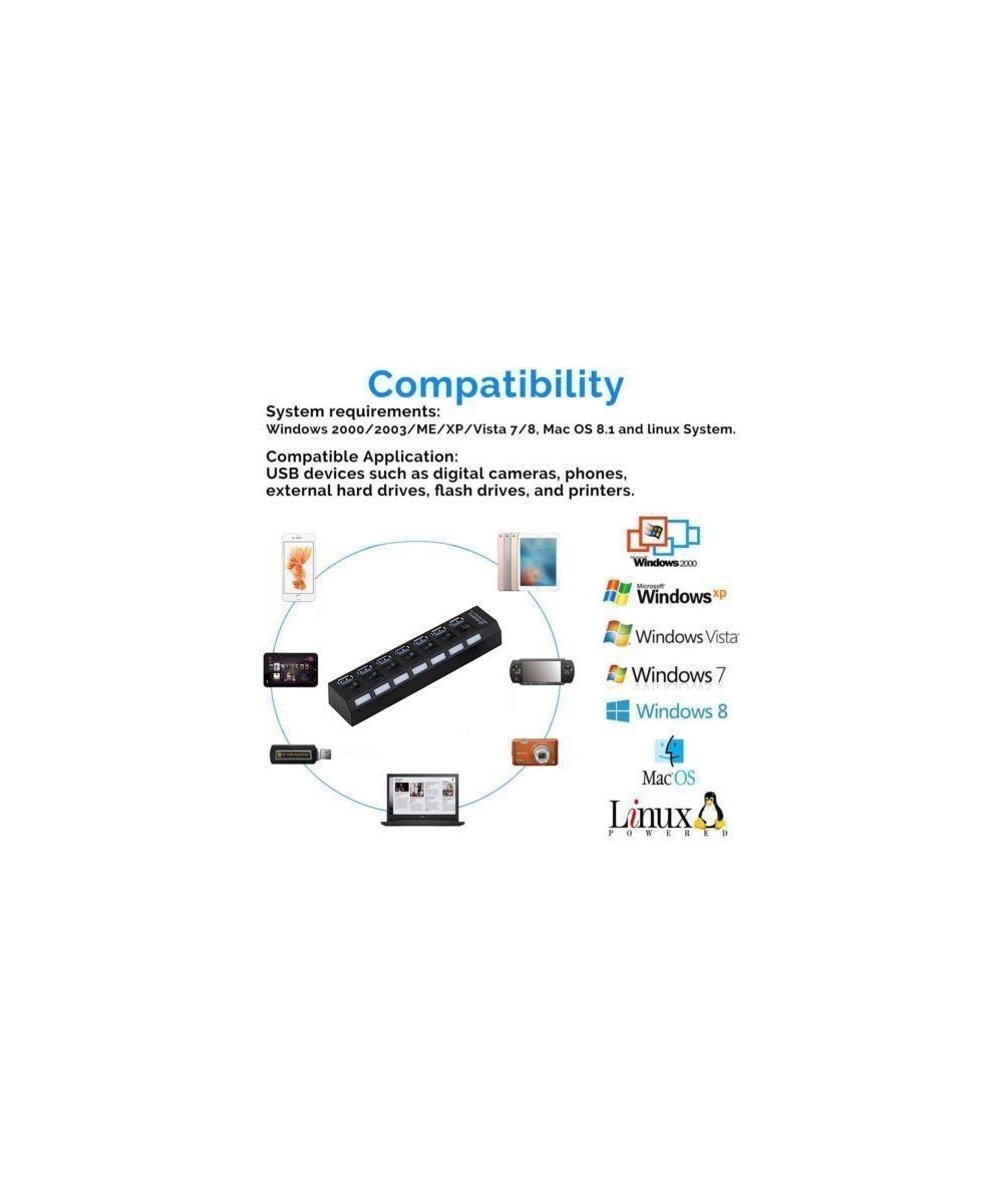 USB 3.0 hub 7 puertos
