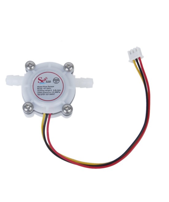 Sensor de flujo YF-S401, 0.3-6L/min