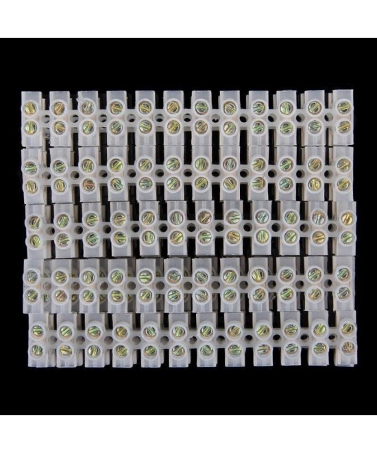 Borneras de doble fila 12 posiciones