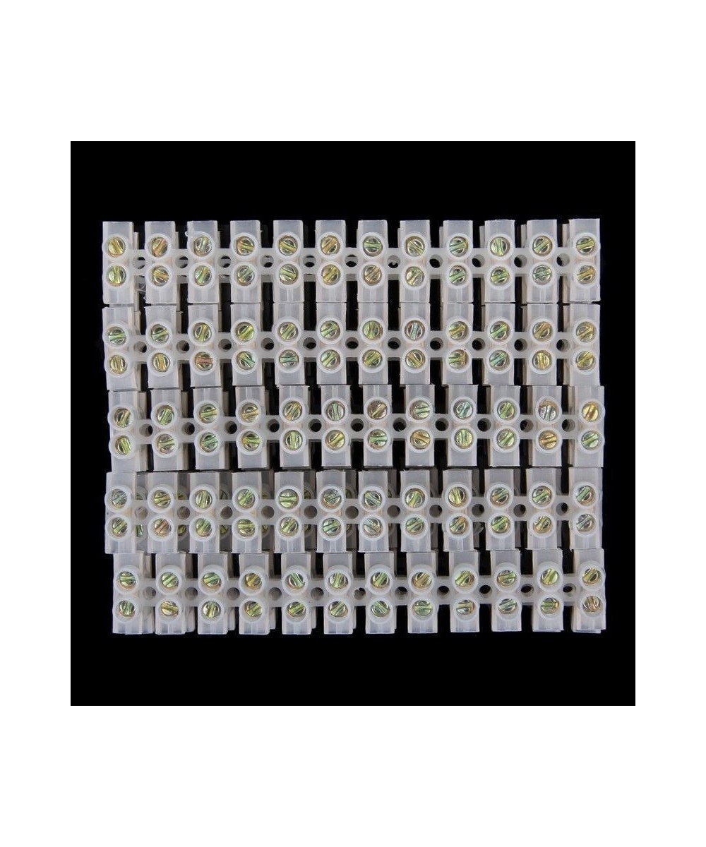 Borneras de doble fila 12 posiciones