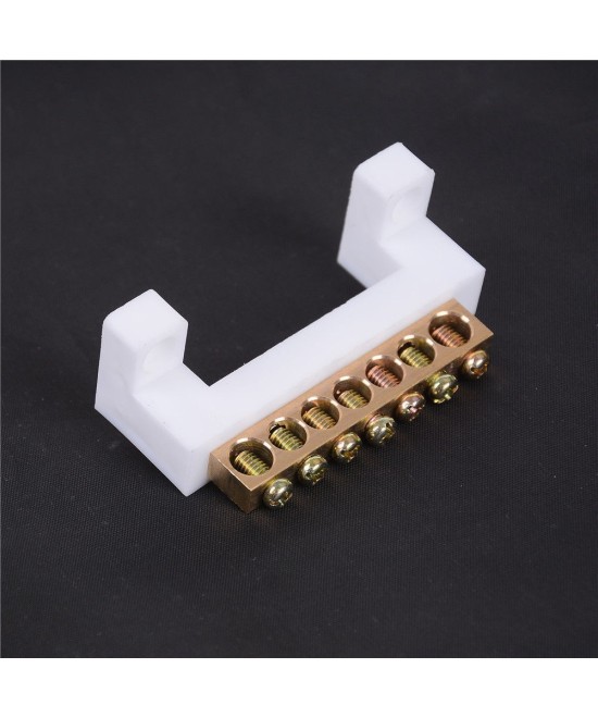 Bornera de 7 posiciones con base