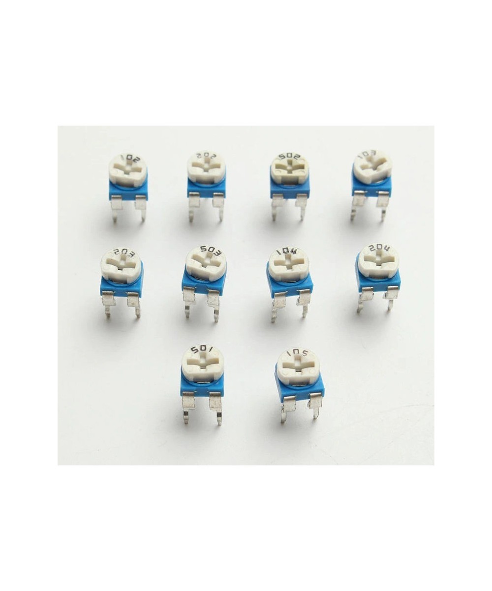 Caja de potenciometro trimpot 100 unidades 10 valores