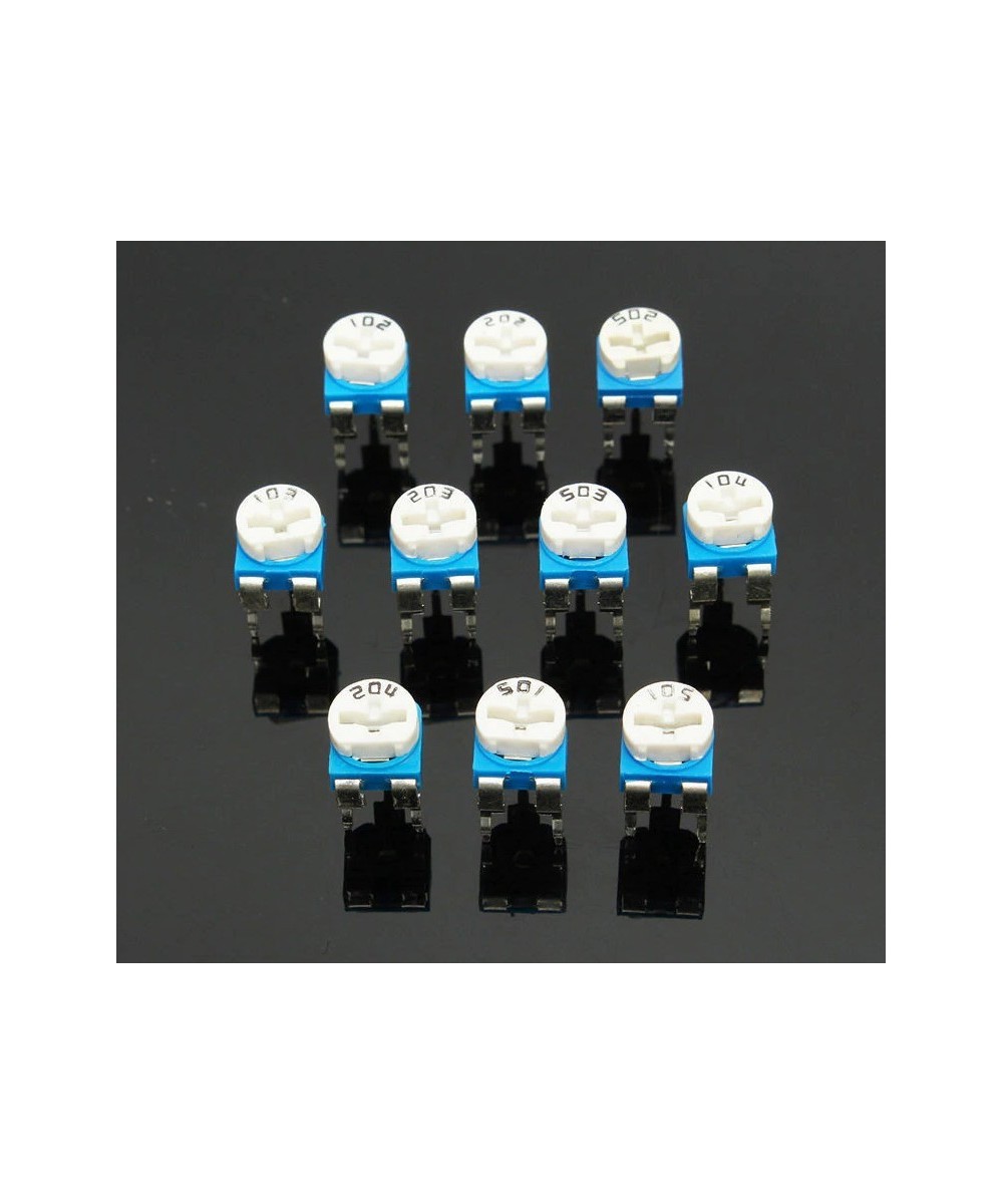 Caja de potenciometro trimpot 100 unidades 10 valores