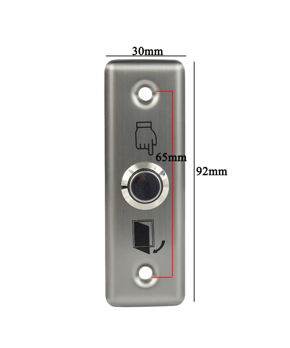 Interruptor push button control de acceso