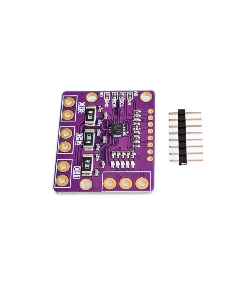 Sensor de voltaje y corriente INA3221