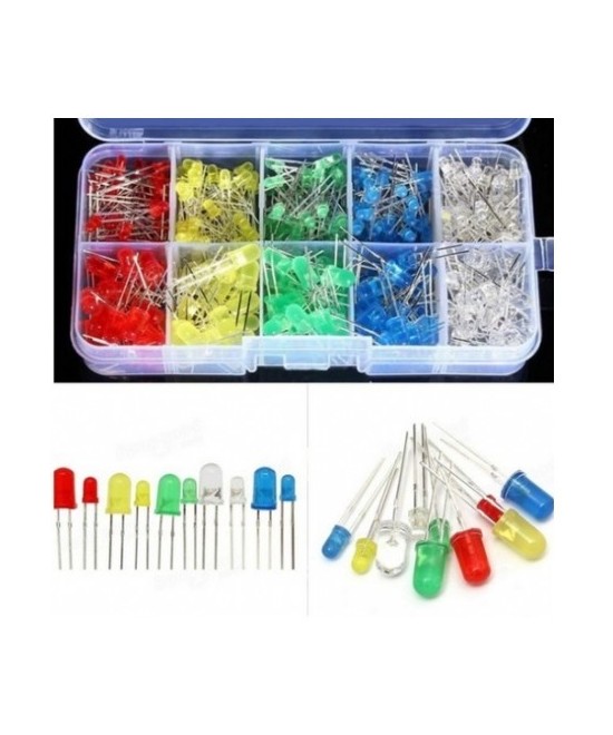 Caja de 300 piezas de LEDS 3 y 5mm
