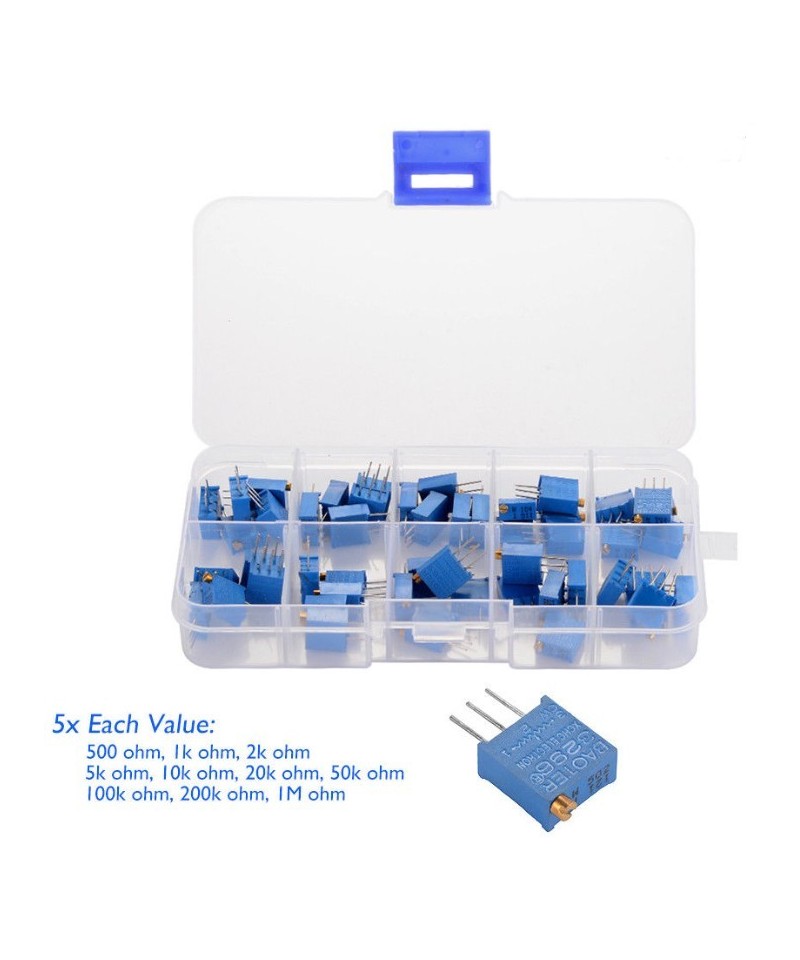 Kit de potenciometros trimmer