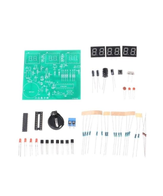 Reloj de 6 digitos DIY AT89C2051
