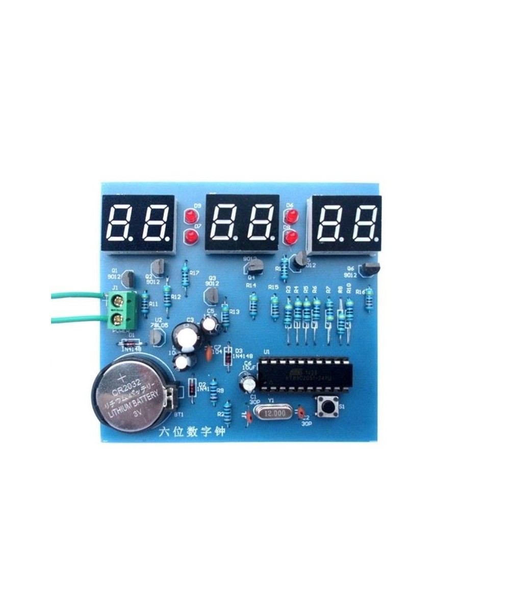 Reloj de 6 digitos DIY AT89C2051
